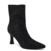 Stone Embellished Heel Ankle Boots