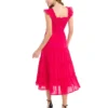 Solid Sleeveless Tiered Dress