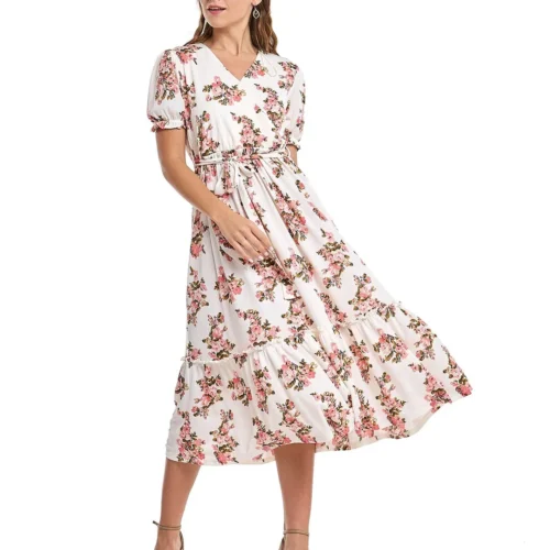 Floral Print A-Line Dress