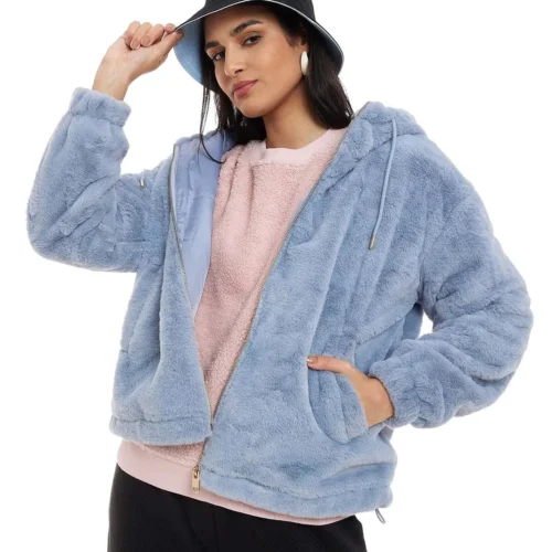 Furry Hooded Jacket