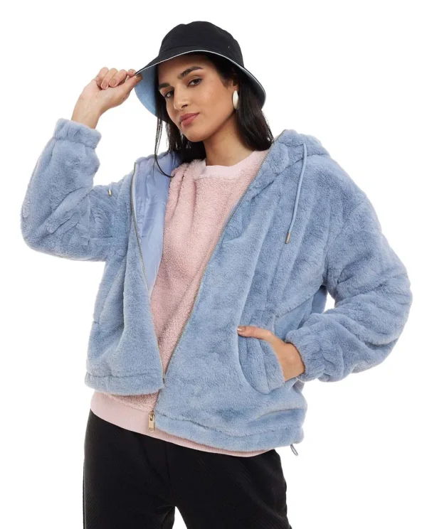 Furry Hooded Jacket