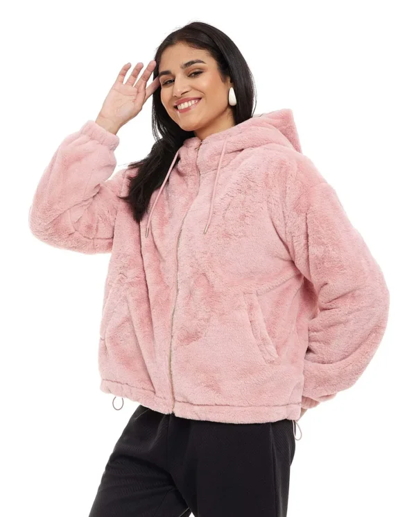 Furry Hooded Jacket