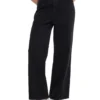 Solid Wide Leg Jeans