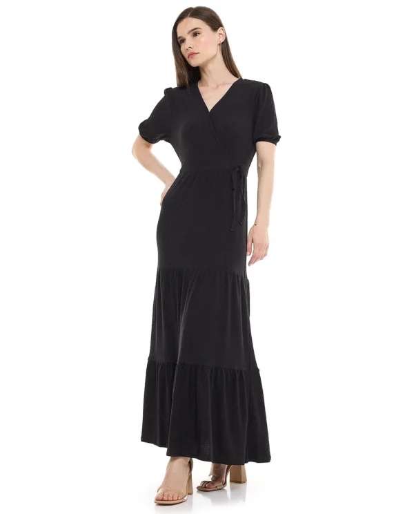 Solid Tiered Dress