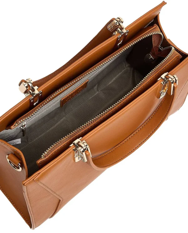 Solid Satchel Bag
