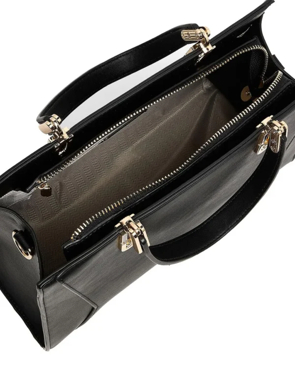 Solid Satchel Bag