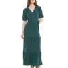 Solid Tiered Dress